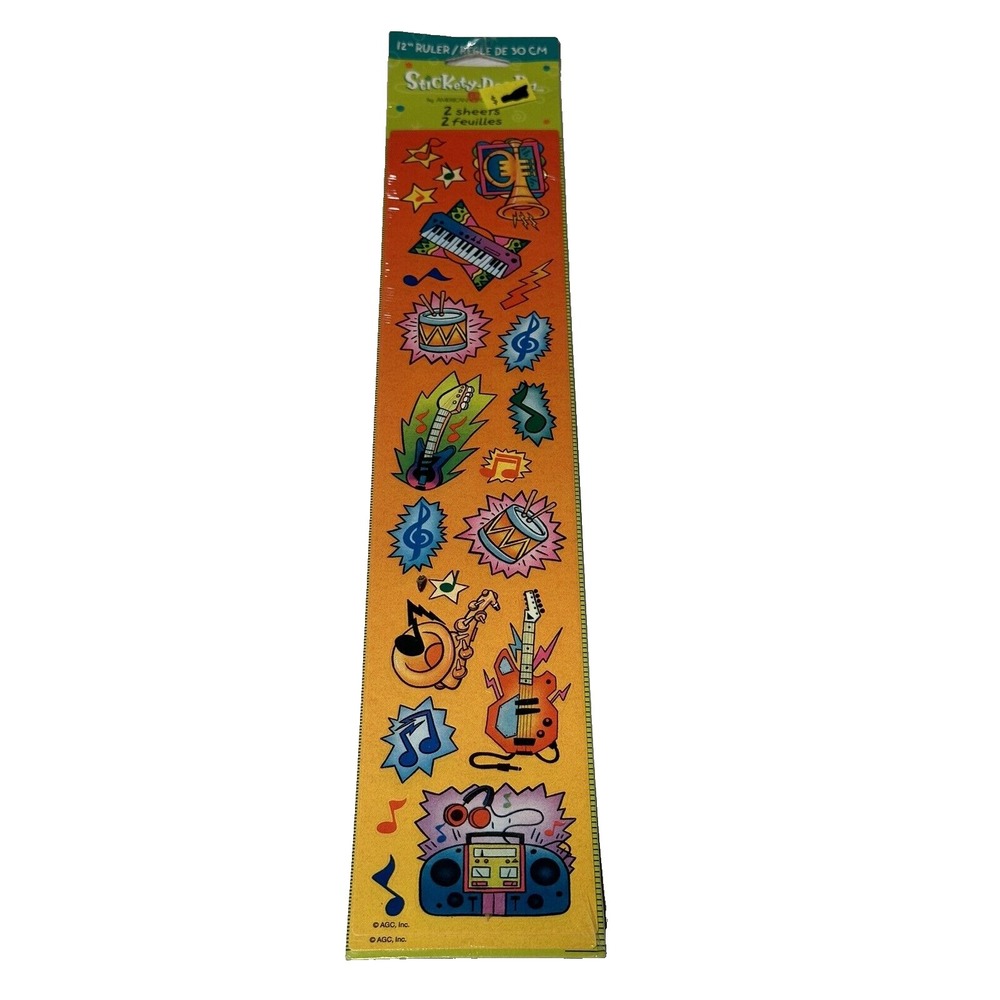 vintage stickers MUSIC THEME 2 sheets
